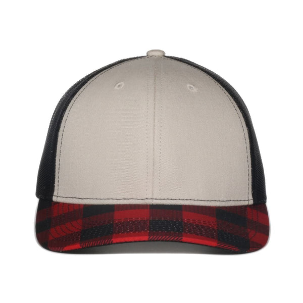 Outdoor Cap OC771P Modern Truck Cap with Custom Leather Patch